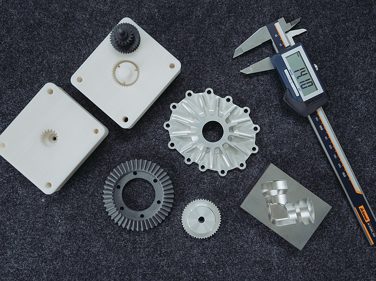Verschiedene Bauteile von Simply3D